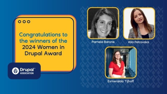 women in drupal announcement