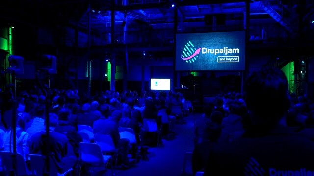 Publiek bij start DrupalJam 2025.