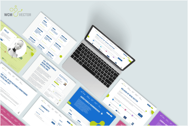 Voorbeeldpagina's AI-chatbot Vector