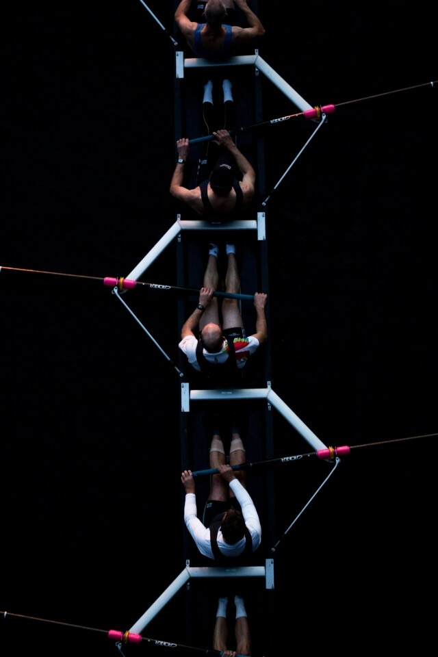 Roeiers (foto door Josh Calabrese )