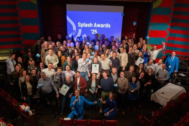 Groepsfoto Splash Awards 2025