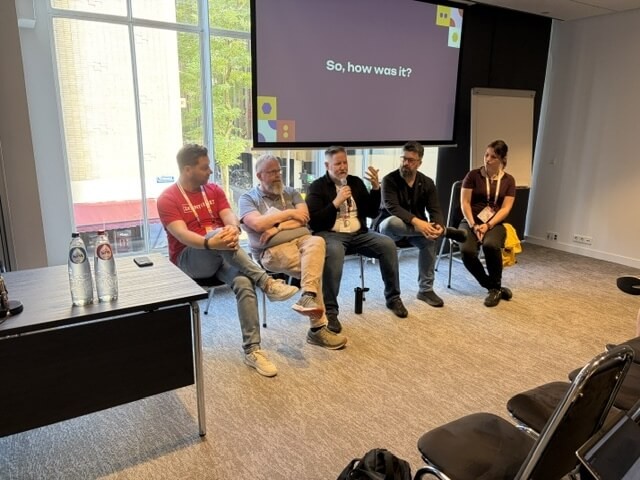 Panel met betrokkenen Drupal in a Day